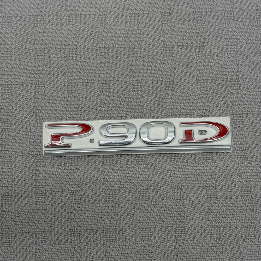 Tesla P90D Rear Emblem Badge Car‎ Trunk Logo Replacement